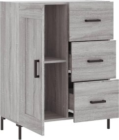 vidaXL Ντουλάπι Γκρι Sonoma 69,5 x 34 x 90 εκ. από Επεξεργασμένο Ξύλο