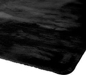 Χαλί Διαδρόμου Γούνινο (80x160) Βιοκαρπέτ Cloud R01 Black