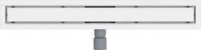 vidaXL 2 σε 1 εκροή ντους Ασημί 70 cm Ανοξείδωτο Ατσάλι 304