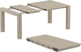 ΕΠΕΚΤ.ΤΡΑΠΕΖΙ ΠΟΛ/ΝΙΟΥ VEGAS 100X100/140εκ. DOVE GREY