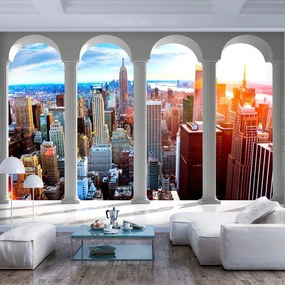 Φωτοταπετσαρία - Pillars and New York 200x140