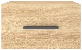 vidaXL Κομοδίνα Επιτοίχια Sonoma Δρυς 35 x 35 x 20 εκ.