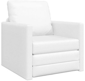 vidaXL Κρεβάτι καναπές Λευκό 74 x 77 x 81 εκ. Βελούδο