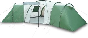 vidaXL Σκηνή Οικογένειας 12 Ατόμων Αδιάβροχη Πράσινη