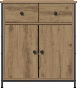vidaXL Ντουλάπι Αρτισιανή Δρυς 70 x 30 x 80 εκ. από Επεξεργ. Ξύλο