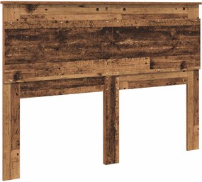 vidaXL Κεφαλάρι με κεφαλάρι Παλιό Ξύλο 160 cm Επεξεργασμένο ξύλο