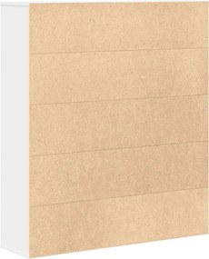 vidaXL Βιβλιοθήκη Λευκή 89x24x101,5 εκ. από Επεξεργασμένο Ξύλο
