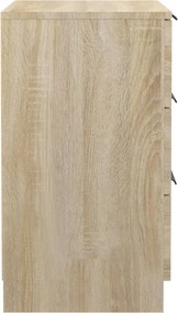 vidaXL Κομοδίνα 2 τεμ. Sonoma Δρυς 40 x 36 x 65 εκ.
