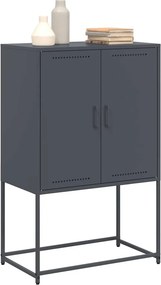 vidaXL Ντουλάπι Ανθρακί 68,5x38,5x107 εκ. από Ατσάλι