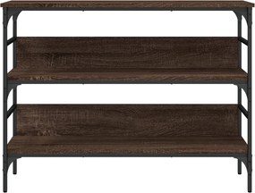 vidaXL Τραπέζι Κονσόλα Καφέ Δρυς 100x32x75 εκ. Επεξεργασμένο Ξύλο