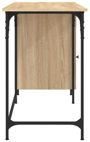 vidaXL Γραφείο Υπολογιστή Sonoma Δρυς 131x48x75 εκ. Επεξεργασμένο Ξύλο