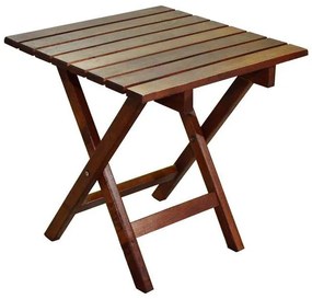 Stool-Table auxiliary Walnut 402 Koli 40x40 Foldable  40x40x45 cm