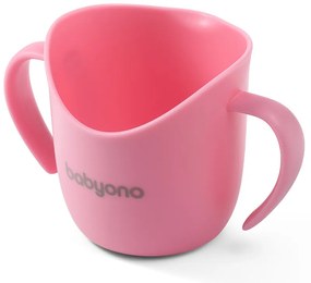 BabyOno Εργονομικό Ποτήρι Εκμάθησης 120ml Ροζ BN1463-04