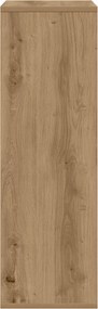 vidaXL Πλαϊνό γραφείο Artisan Oak 30,5 x 27 x 84,5 εκ