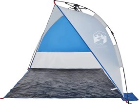 vidaXL Σκηνή Παραλίας Αδιάβροχη Ταχείας Απελευθ. Μπλε Αζούρ