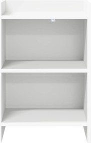 vidaXL Κομοδίνα Λευκό 40 x 30 x 60 cm Επεξεργασμένο Ξύλο