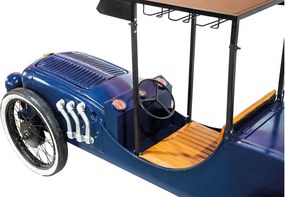 EXTREME INTERIOR DESIGN METAL OLDTIMER WITH WINE RACK 68816
