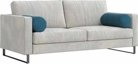 vidaXL Μαξιλάρια Στήριγμα 2 pcs Μπλε Ø 25 x 70 cm Υφασμάτινο Κορντουρά