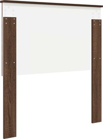 vidaXL Κεφαλάρι με κεφαλάρι Καφέ δρυς 90 cm Επεξεργασμένο ξύλο