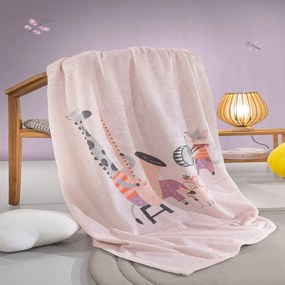 Κουβέρτα Βρεφική Ultrasoft Jazz Lilac Saint Clair Cradle 110x140cm Πολυέστερ