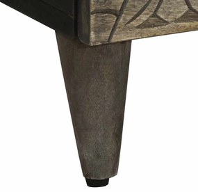 Sideboard ανοιχτό γκρι 60x33,5x75 cm μασίφ ξύλο Mango 4017795