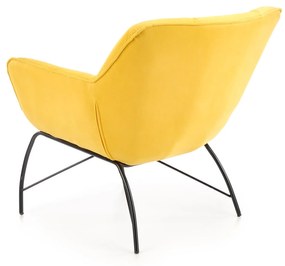 BELTON leisure chair color: yellow