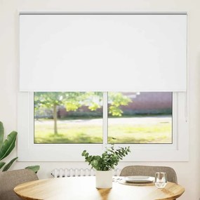 vidaXL Ρολέρ Μπλακάουτ Λευκό 150x130 εκ. Πλάτος υφάσματος 146,6εκ.
