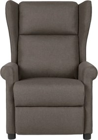 vidaXL Πολυθρόνα Μασάζ Καφέ Υφασμάτινη