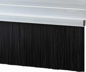 vidaXL Αυτοκόλλητες σφραγίδες πόρτας 2 pcs Ασημί 100 cm