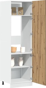 VidaXL Ντουλάπι Ψυγείου "Lyon" Δρυς Artisan 60x57x207 εκ. από Τεχνητό Ξύλο