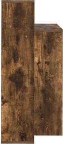 vidaXL Γραφείο Καπνιστό Δρύς 100 x 40 x 90 cm Επεξεργασμένο ξύλο
