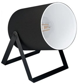 Φωτιστικό Επιτραπέζιο Villabate 1 99103 Black Eglo Metal, Fabric