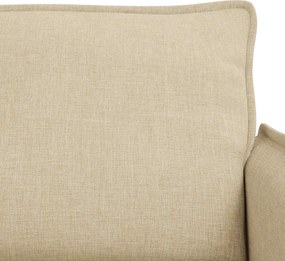 vidaXL Καναπές 120cm 2 pcs Κρεμ Μέταλλο