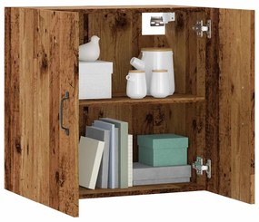 Ντουλάπι Τοίχου Όψη Παλαιού Ξύλου 60x31x60εκ Επεξεργασμένο Ξύλο