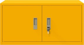 vidaXL Ντουλάπι αποθήκευσης Χαμομηλί κίτρινο 80 x 40 x 40 cm Ατσάλι