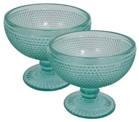 Μπωλ Γυάλινο Παγωτού Με Πόδι Dot Σετ 6 Τμχ Veraman 373-00-560 Glass
