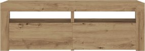 vidaXL Κομοδίνα με LED 2 τεμ. τεχνίτης Δρυς 60 x 35 x 40 εκ.