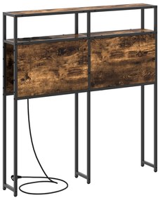 vidaXL Κεφαλάρι Αποθήκης Καπνιστή δρυς 75 cm Επεξεργασμένο ξύλο