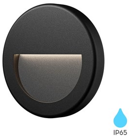 Φωτιστικό Επίτοιχο Braytron BG38-02001 Μαύρο Ματ (Black Mat) 3000K