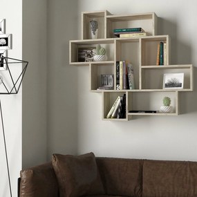 Ράφι Τοίχου Τραβερτίνη LEMA 115.5x15x103.5