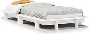 vidaXL Σκελετός Κρεβ. Χωρίς Στρώμα Λευκό 90x190 εκ Μασίφ Πεύκο