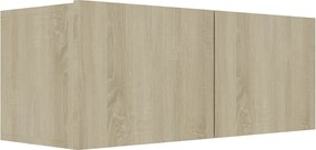 vidaXL Έπιπλα Τηλεόρασης 4 τεμ. Sonoma Δρυς 80x30x30 εκ. Επεξ. Ξύλο