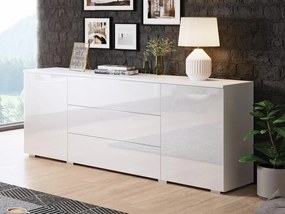 Μπουφές Paris 150-Λευκό Γυαλιστερό