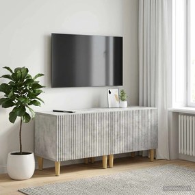vidaXL Ντουλάπι TV Γκρι Σκυροδέματος Επεξεργασμένο Ξύλο