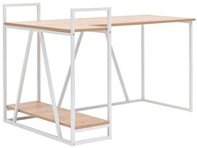 Γραφείο Lissa Kose 550ARN3430 140x90x85cm Oak-White
