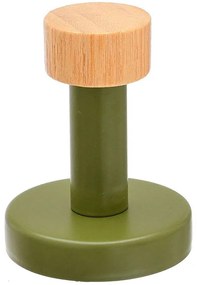 Άγκιστρο Μπάνιου Bamboo Essentials 02-14759 5x3,8x5cm Olive Estia Μέταλλο,Bamboo