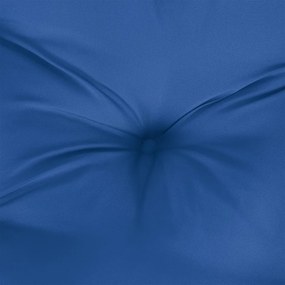 vidaXL Μαξιλάρι Παλέτας Μπλε Ρουά 120 x 80 x 12 εκ. Υφασμάτινο