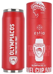 Θερμός Travel Cup OLYMPIAKOS BC Edition TOGETHER WE FIGHT Estia 500ml