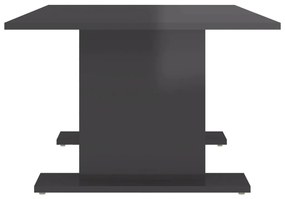 vidaXL Τραπεζάκι Σαλονιού Γυαλιστερό Γκρι 103,5x60x40 εκ. Μοριοσανίδα