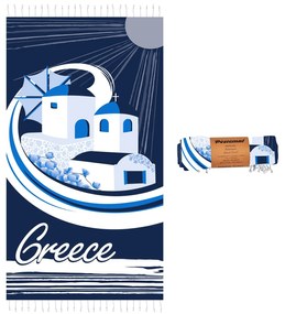 ΠΕΤΣΕΤΑ ΘΑΛΑΣΣΗΣ PESTEMAL GREEK ISLAND ~280g 90x180cm SUMMERtiempo 622962 42-2942